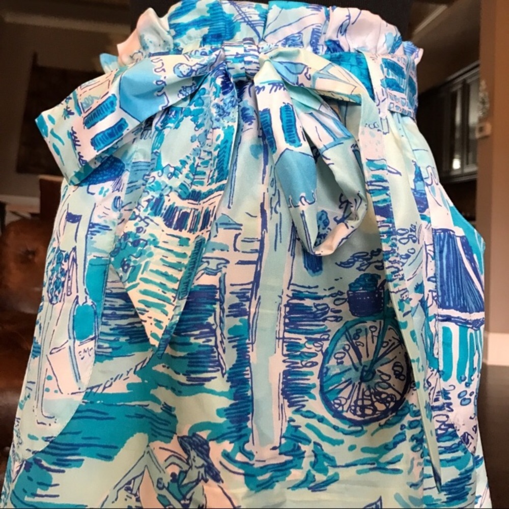 Lilly Pulitzer Silk Skirt - Picture 2 of 7